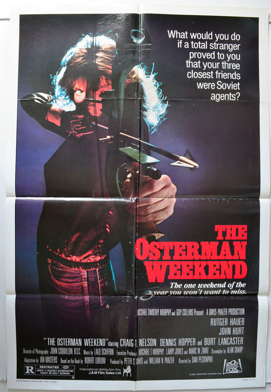 The Osterman Weekend Original One Sheet Poster - Movie Poster