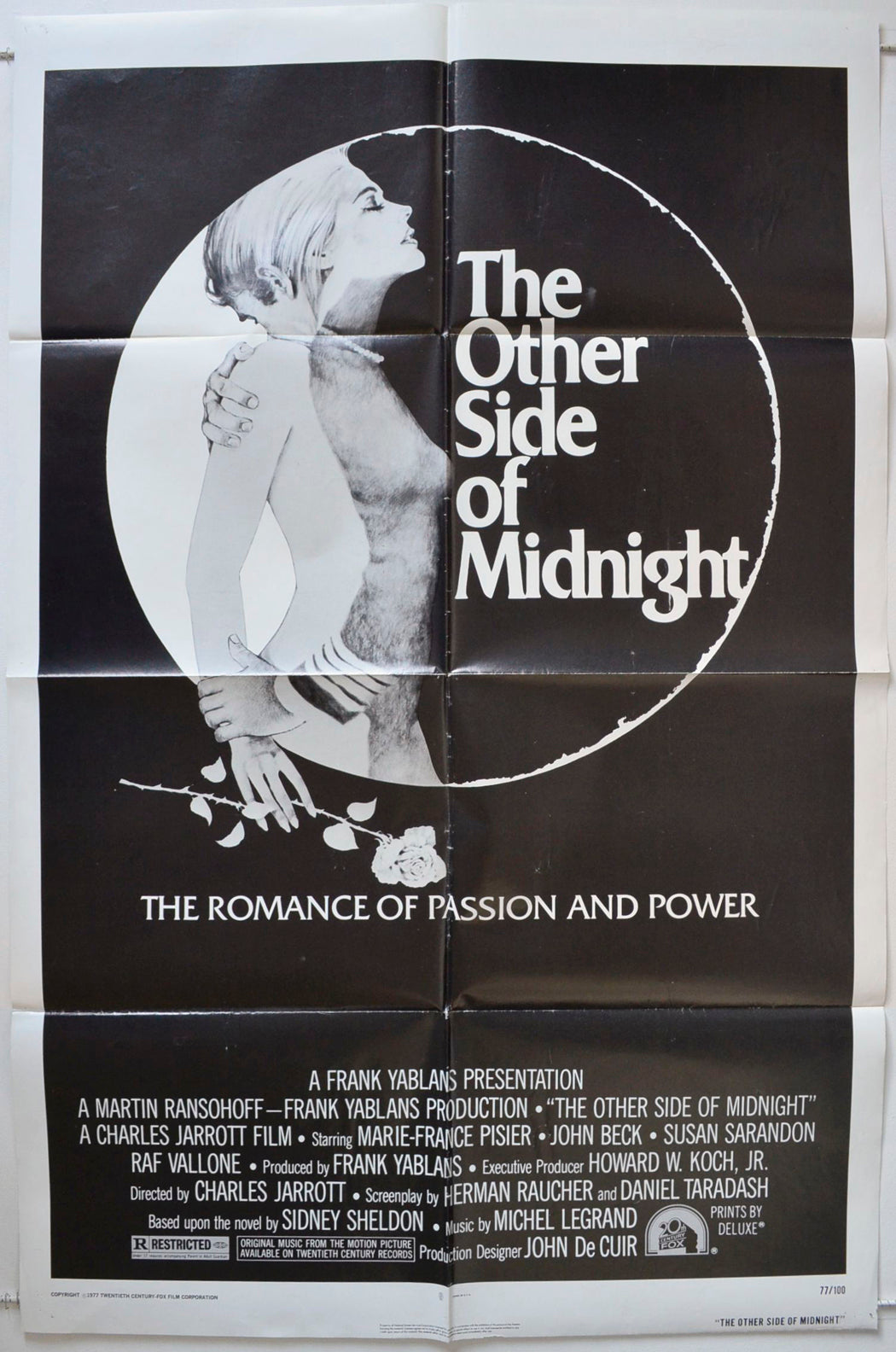 The Other Side Of Midnight Original One Sheet Poster - Movie Poster