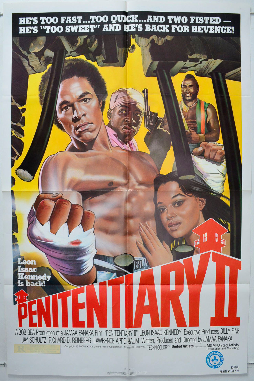 Penitentiary II Original One Sheet Poster - Movie Poster