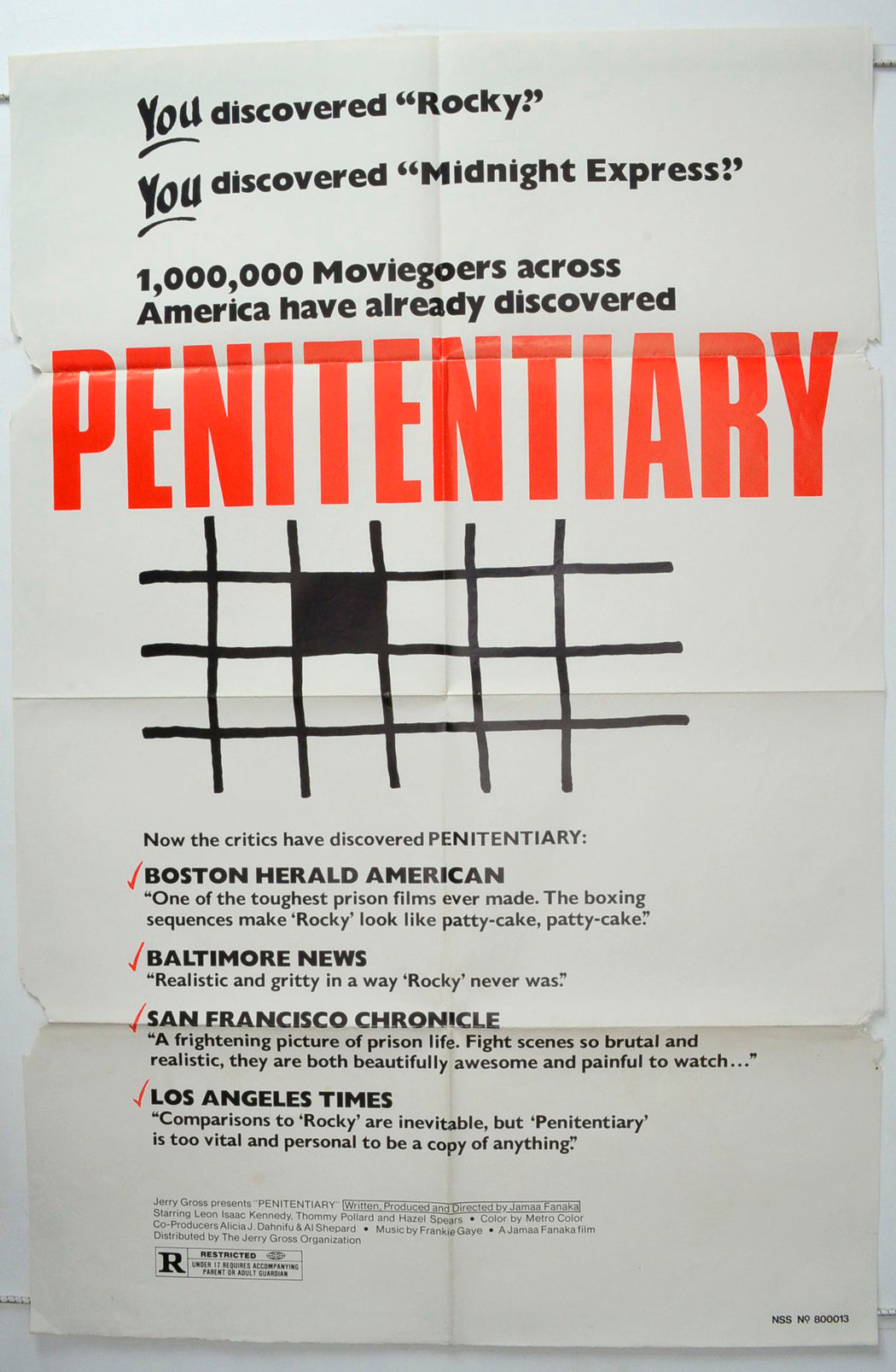 Penitentiary Original One Sheet Poster - Movie Poster