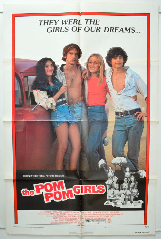 The Pom Pom Girls Original One Sheet Poster - Movie Poster