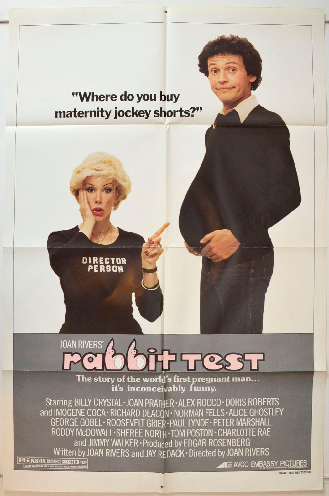 Rabbit Test Original One Sheet Poster - Movie Poster