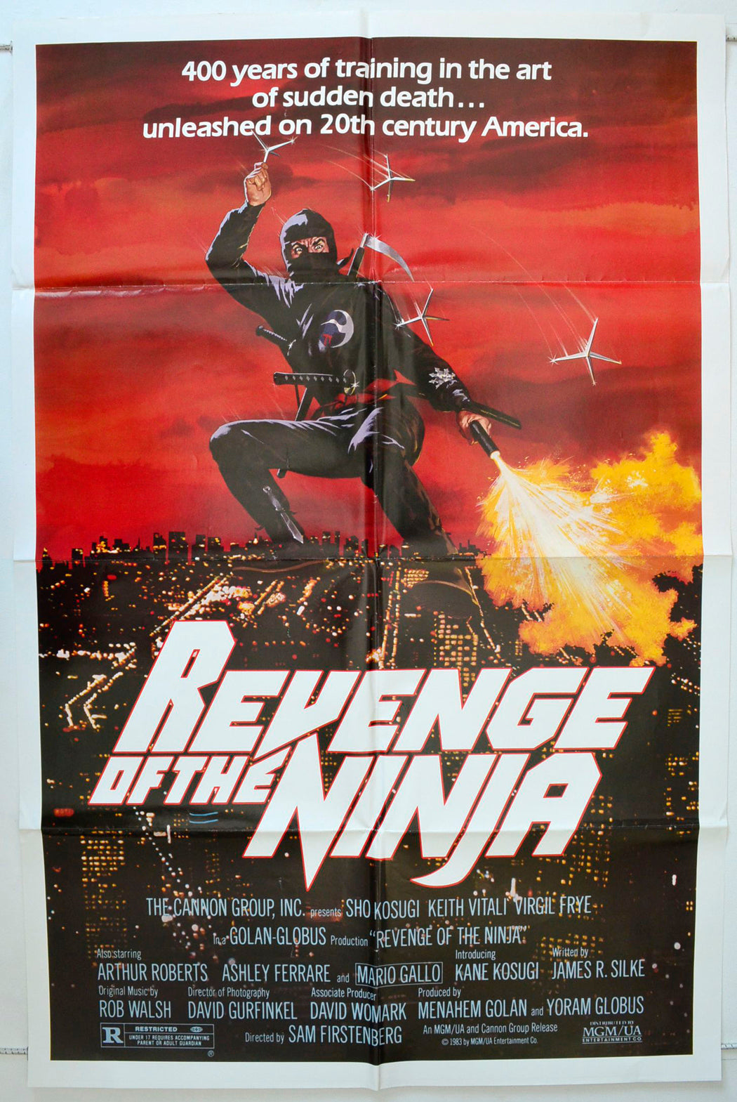 Revenge Of The Ninja Original One Sheet Poster - Movie Poster