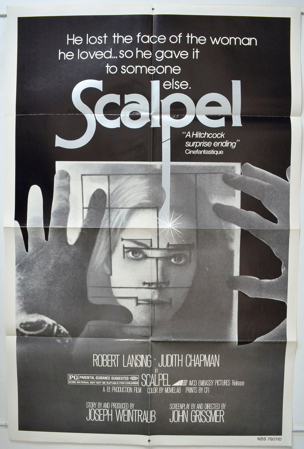 Scalpel Original One Sheet Poster - Movie Poster