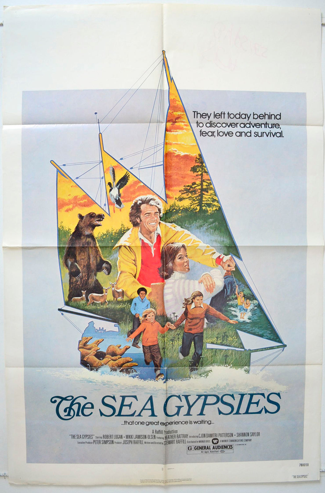 The Sea Gypsies  (a.k.a. Shipwrek!)   Original One Sheet Poster - Movie Poster