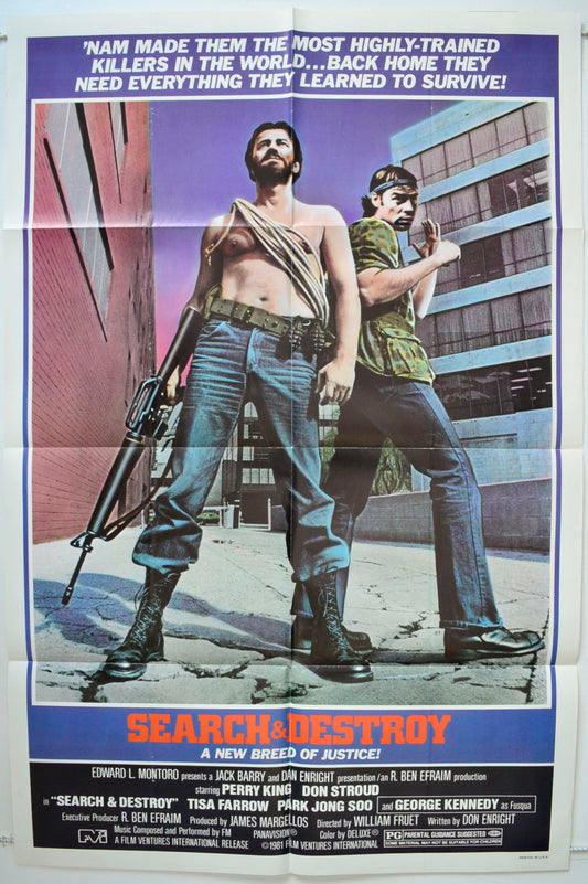 Search And Destroy Original One Sheet Poster - Movie Poster