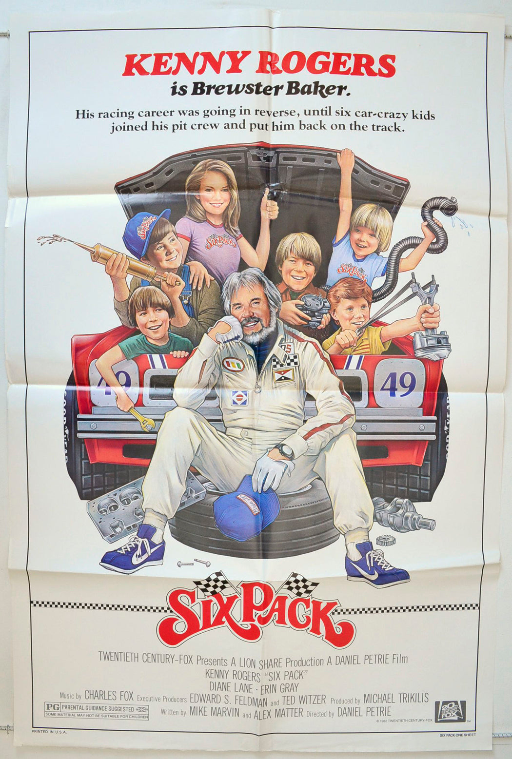 Six Pack Original One Sheet Poster - Movie Poster