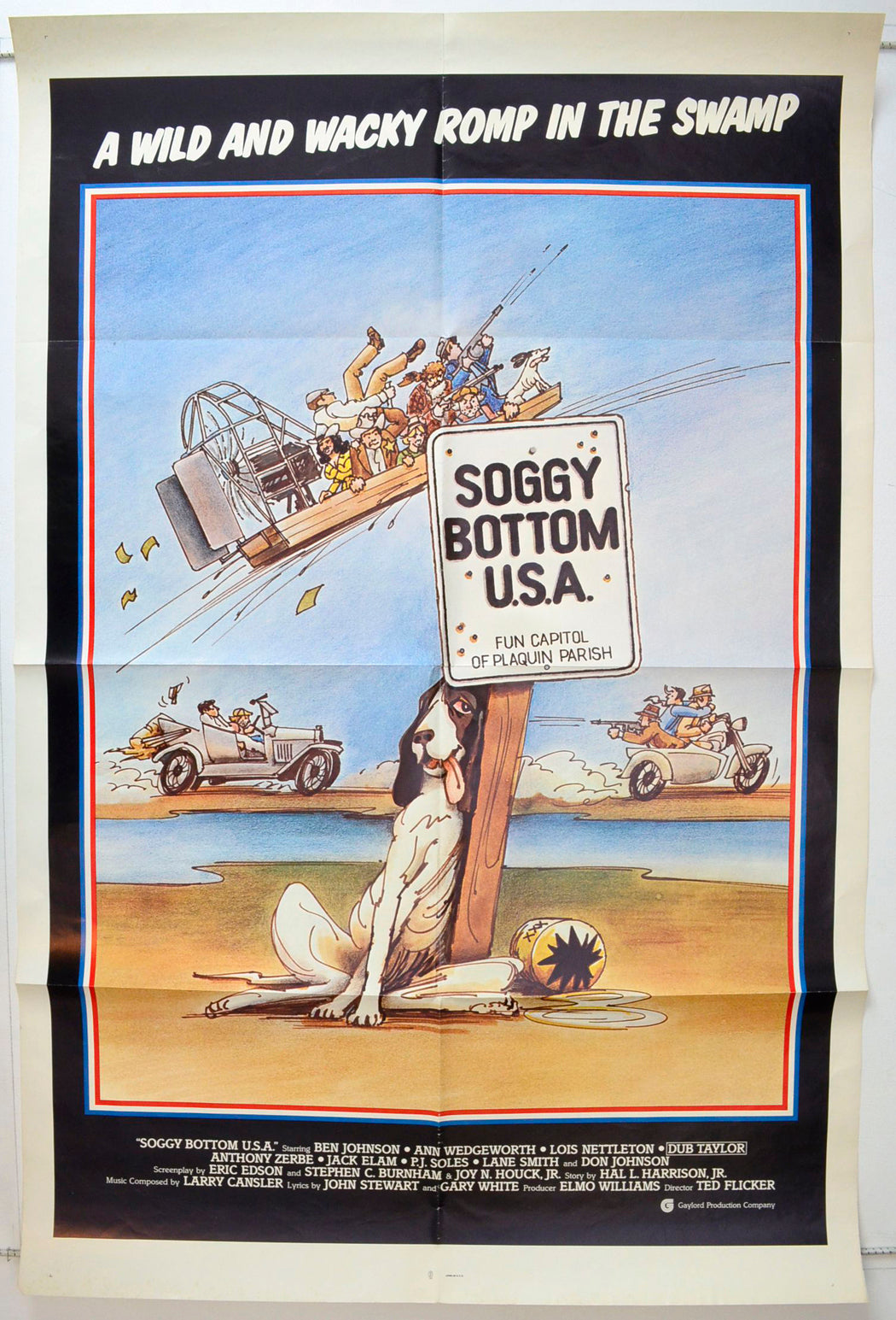 Soggy Bottom U.S.A. Original One Sheet Poster - Movie Poster