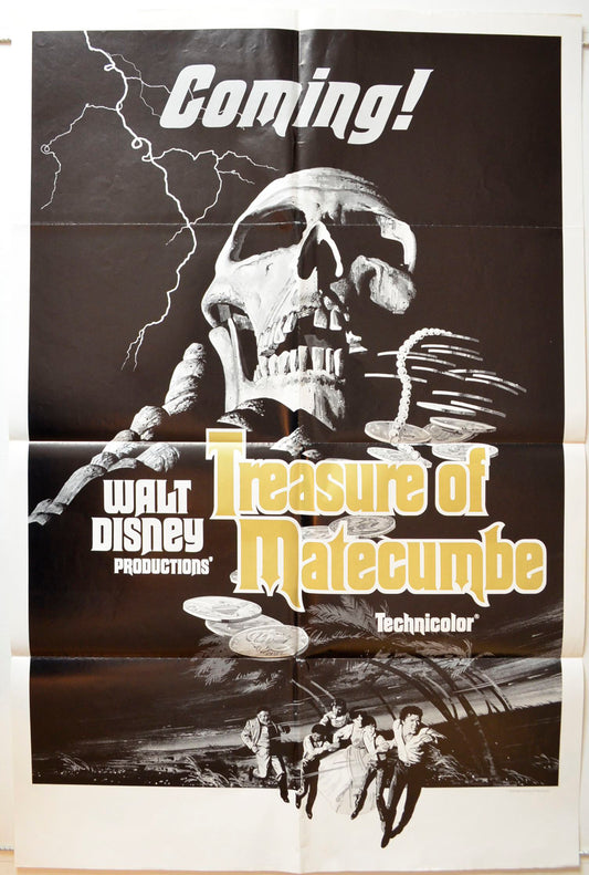 The Treasure Of Matecumbe  (Teaser / Advance Version)   Original One Sheet Poster - Movie Poster