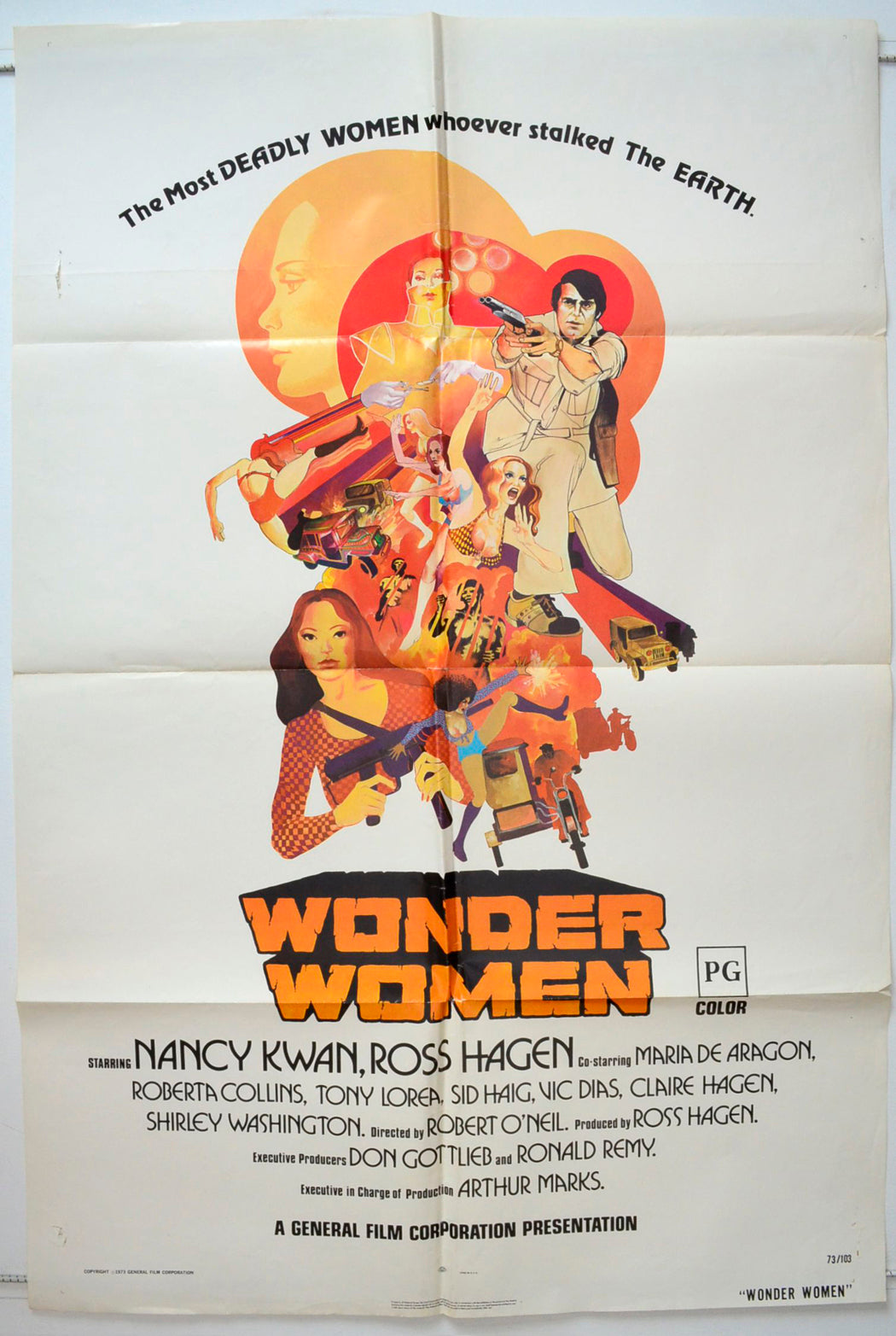 Wonder Women Original One Sheet Poster - Movie Poster