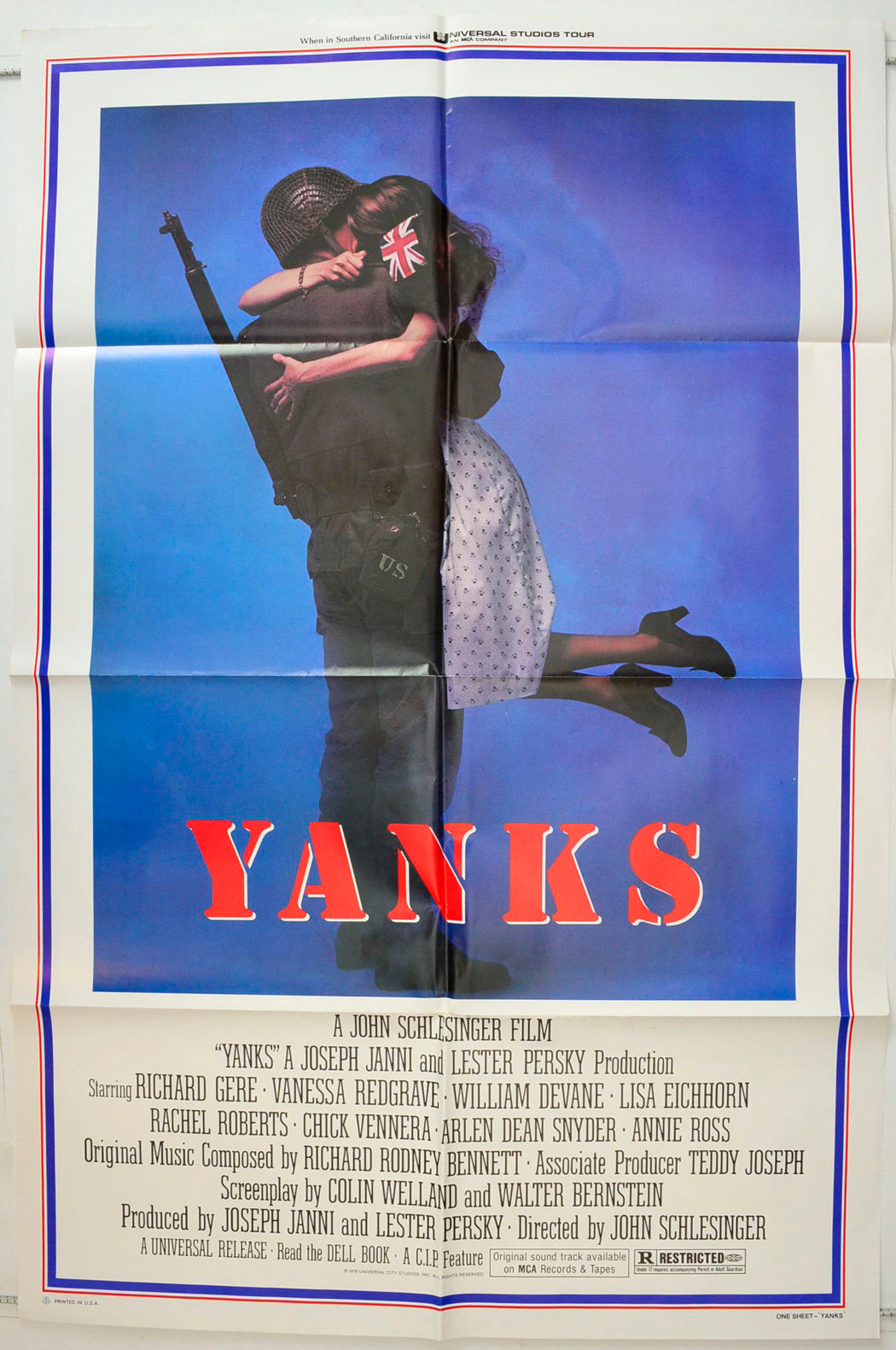 Yanks Original One Sheet Poster - Movie Poster