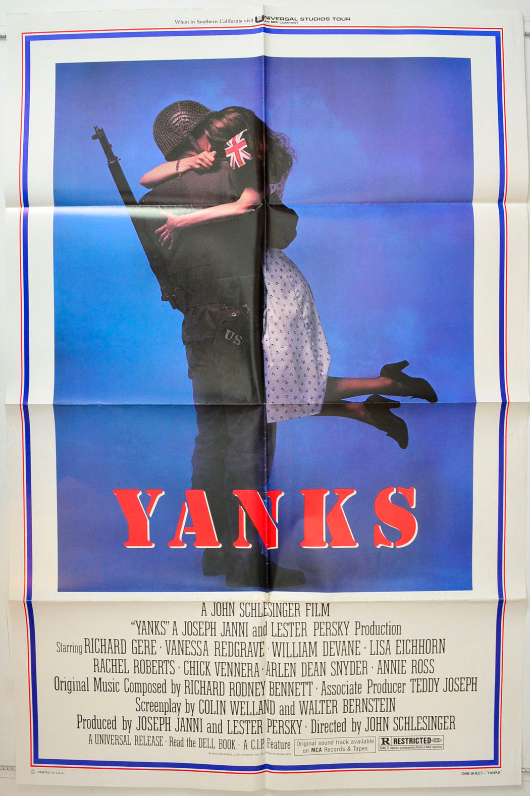 Yanks Original One Sheet Poster - Movie Poster