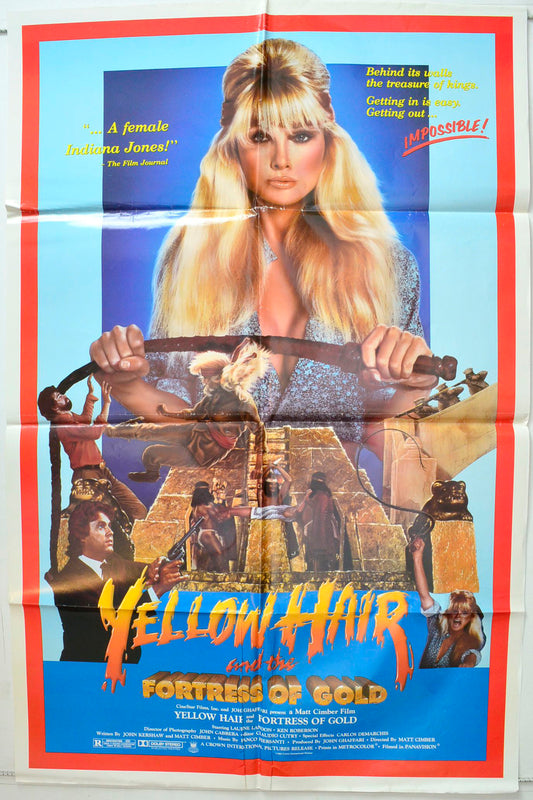 Yellow Hair And The Fortress Of Gold Original One Sheet Poster - Movie Poster