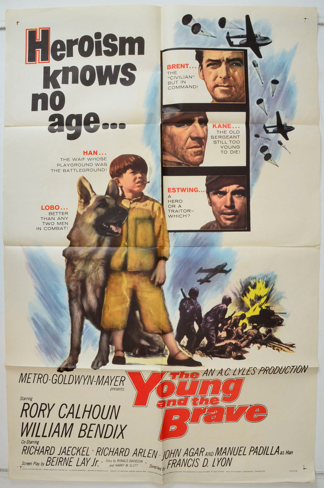 The Young And The Brave Original One Sheet Poster - Movie Poster