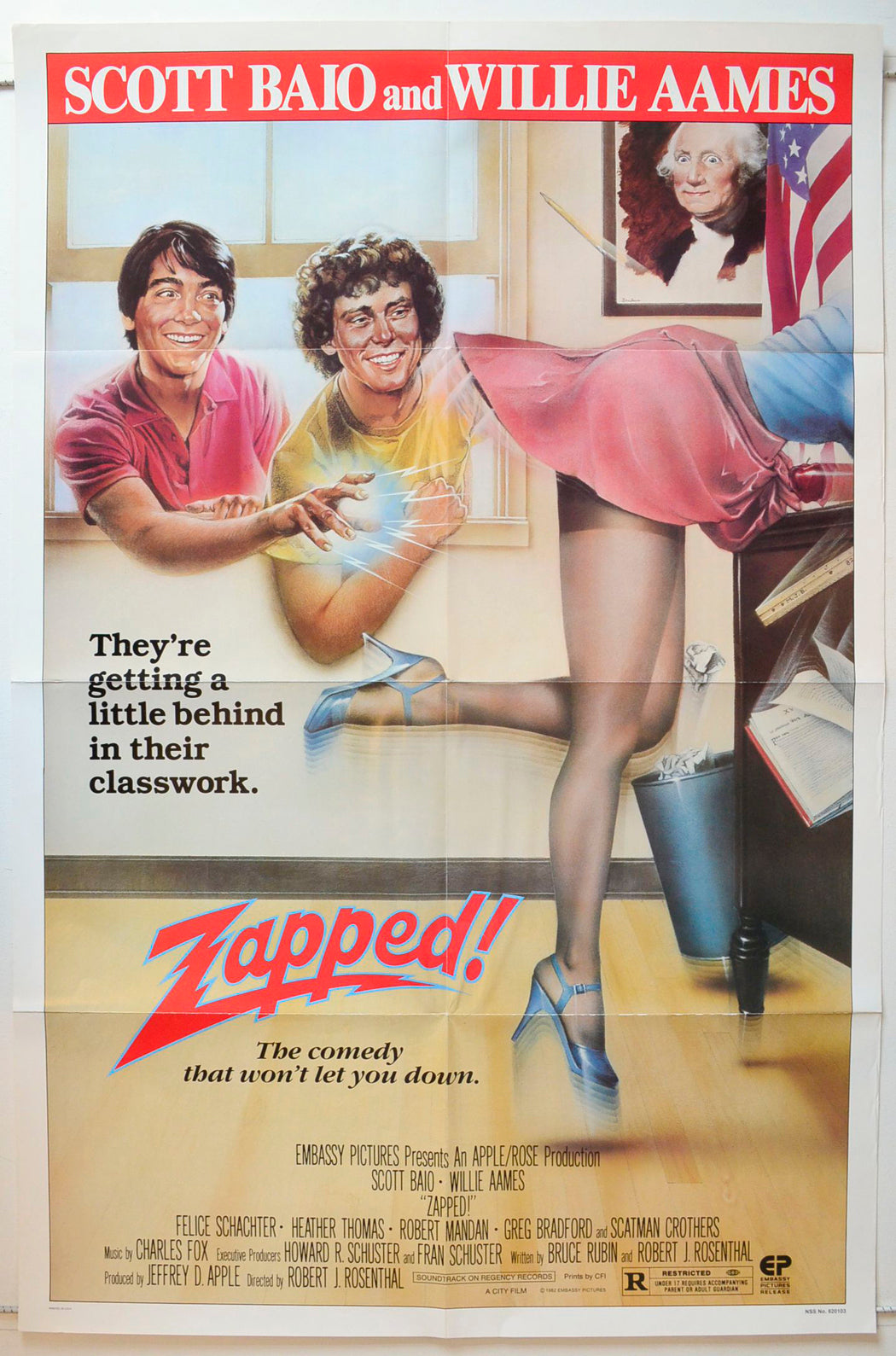 Zapped Original One Sheet Poster - Movie Poster