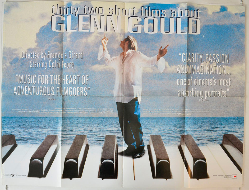 32 Short Films About Glenn Gould Original British Quad Poster - Movie Poster