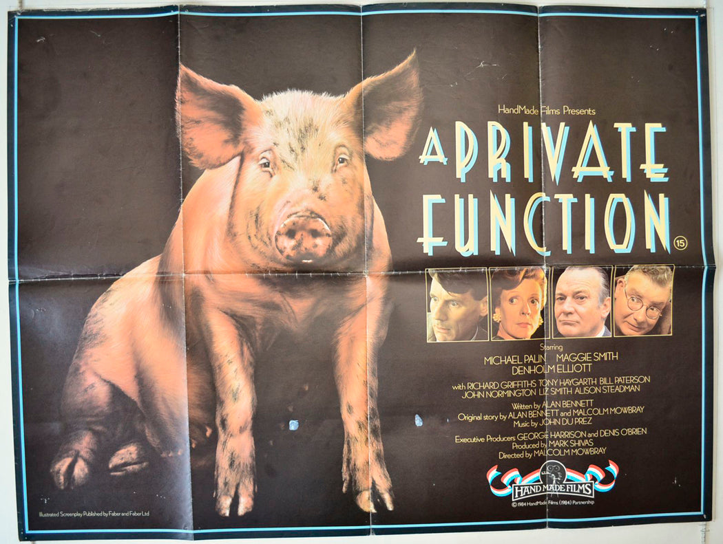 A Private Function   Original British Quad Poster - Movie Poster