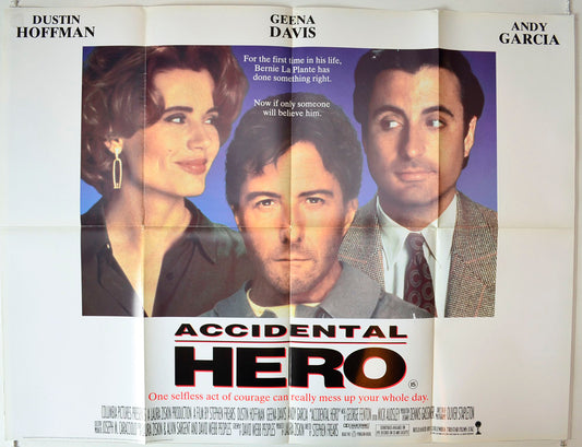 Accidental Hero   Original British Quad Poster - Movie Poster