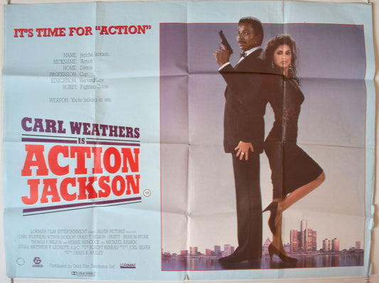 Action Jackson   Original British Quad Poster - Movie Poster 