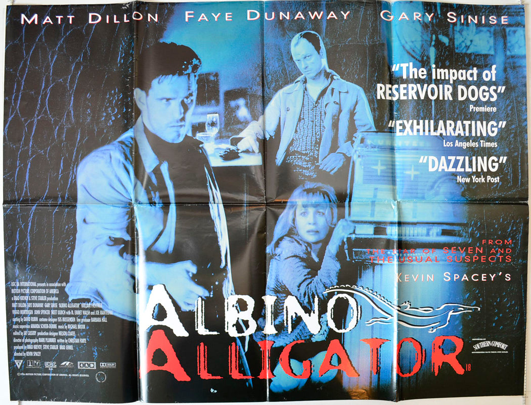 Albino Alligator   Original British Quad Poster - Movie Poster