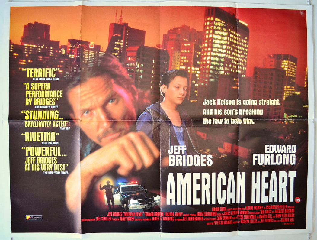 American Heart   Original British Quad Poster - Movie Poster