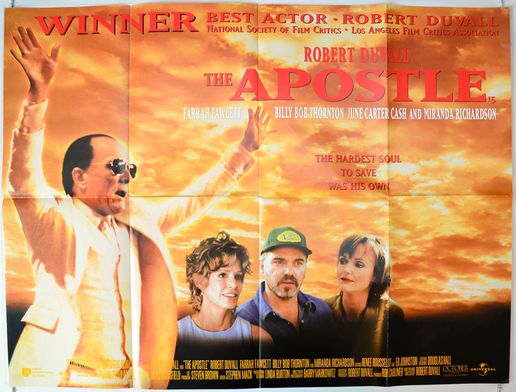 The Apostle   Original British Quad Poster - Movie Poster