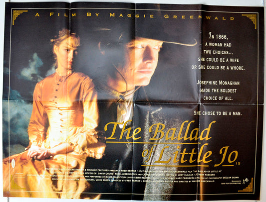 The Ballad Of Little Jo Original British Quad Poster - Movie Poster