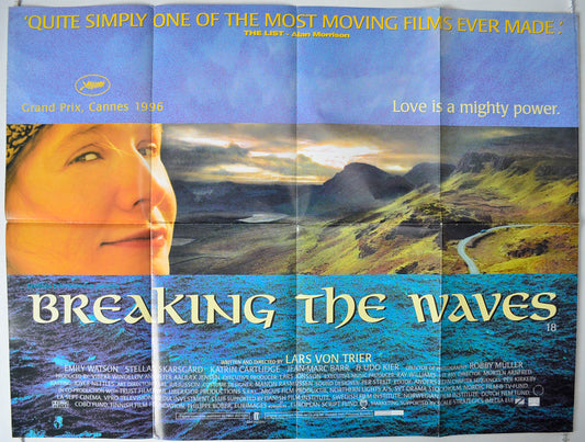 Breaking The Waves   Original British Quad Poster - Movie Poster