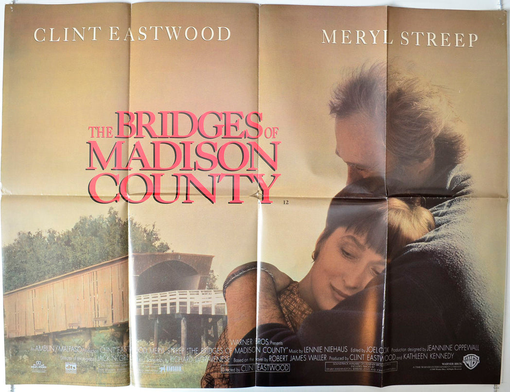 The Bridges Of Madison County   Original British Quad Poster - Movie Poster