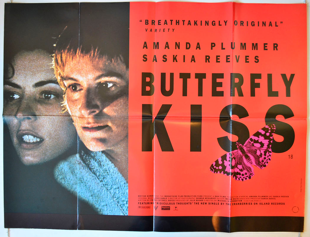 Butterfly Kiss Original British Quad Poster - Movie Poster