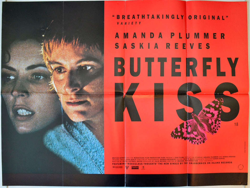 Butterfly Kiss Original British Quad Poster - Movie Poster