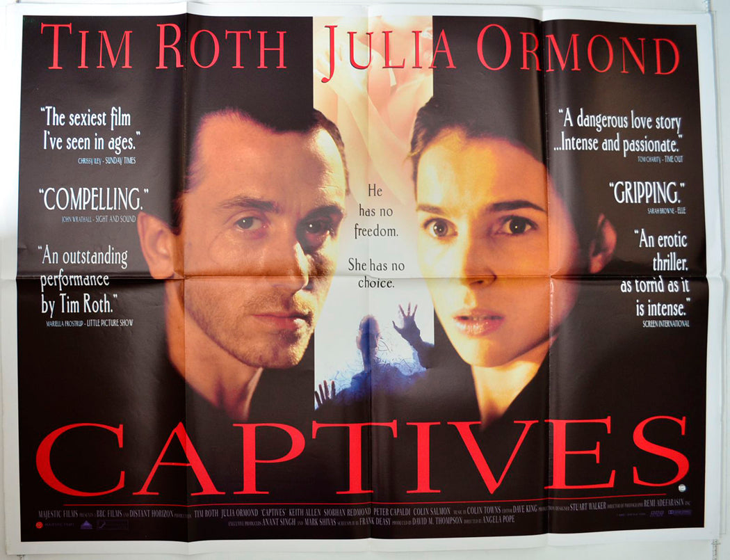 Captives   Original British Quad Poster - Movie Poster