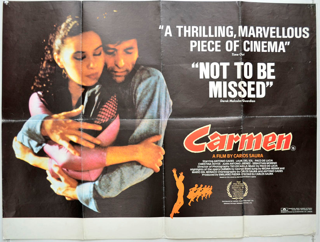 Carmen   Original British Quad Poster - Movie Poster