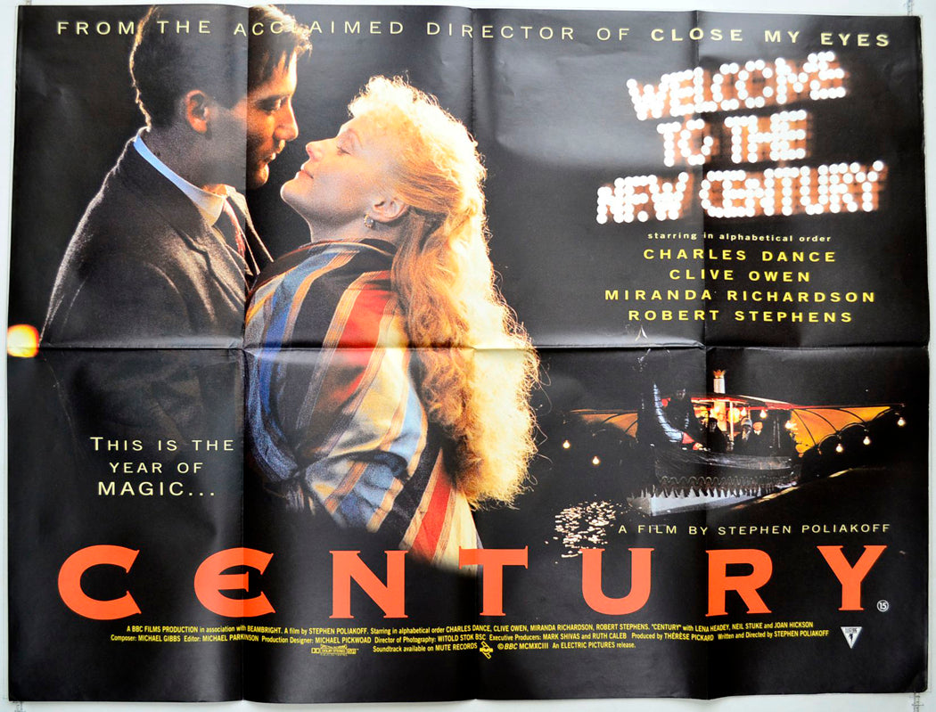 Century   Original British Quad Poster - Movie Poster