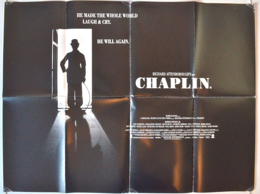 Chaplin   Original British Quad Poster - Movie Poster