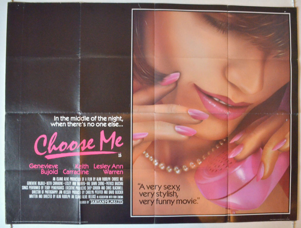 Choose Me   Original British Quad Poster - Movie Poster