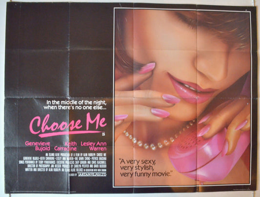 Choose Me   Original British Quad Poster - Movie Poster