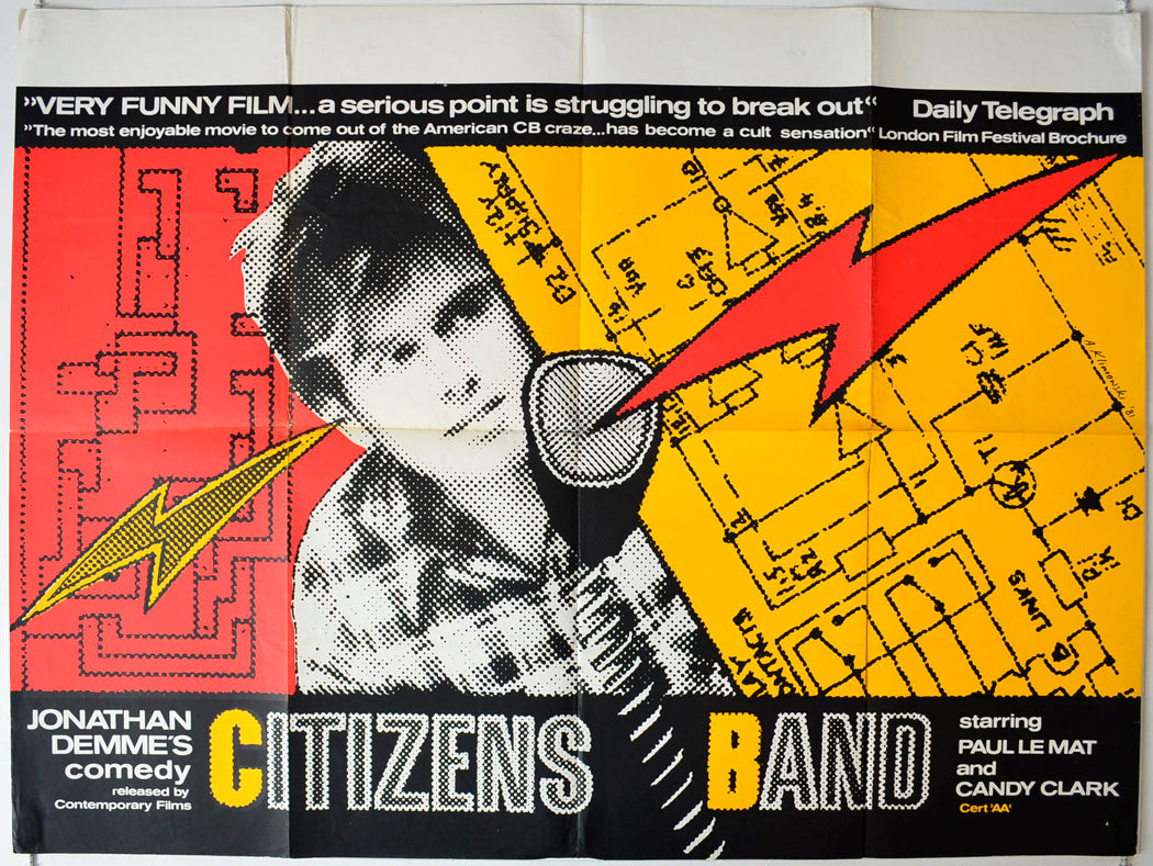 Citizens Band   (a.k.a. Handle with Care)  Original British Quad Poster - Movie Poster