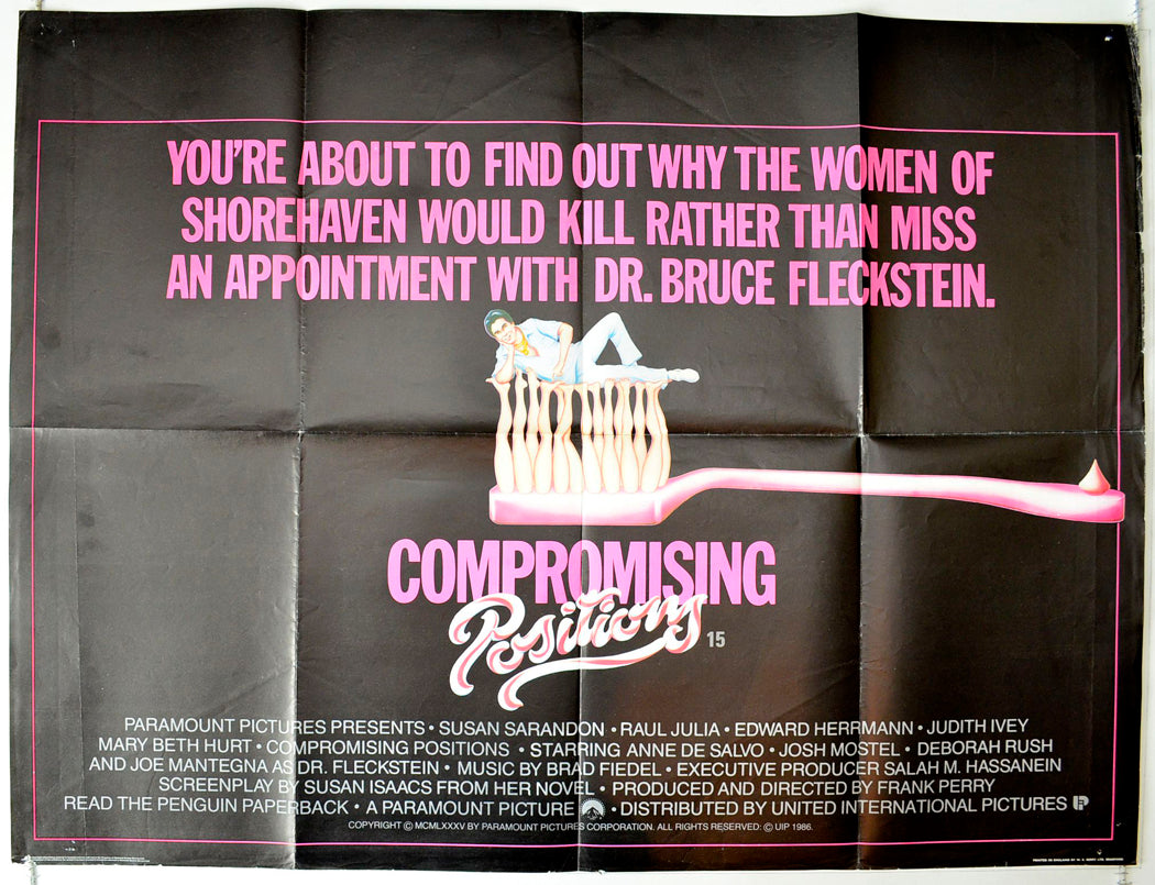 “Compromising Positions” Original British Quad Poster - Movie Poster ...
