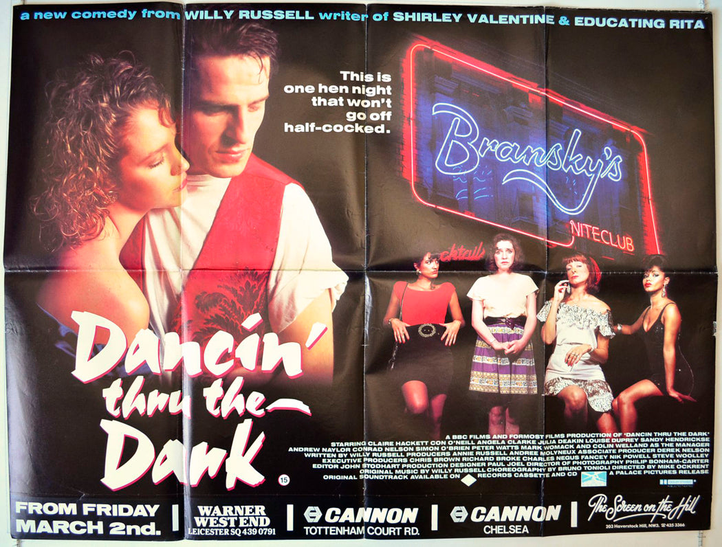 Dancin' Thru The Dark   Original British Quad Poster - Movie Poster