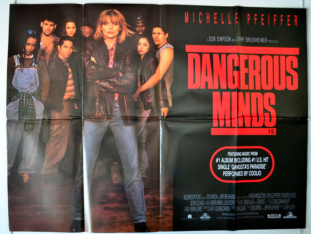 Dangerous Minds   Original British Quad Poster - Movie Poster