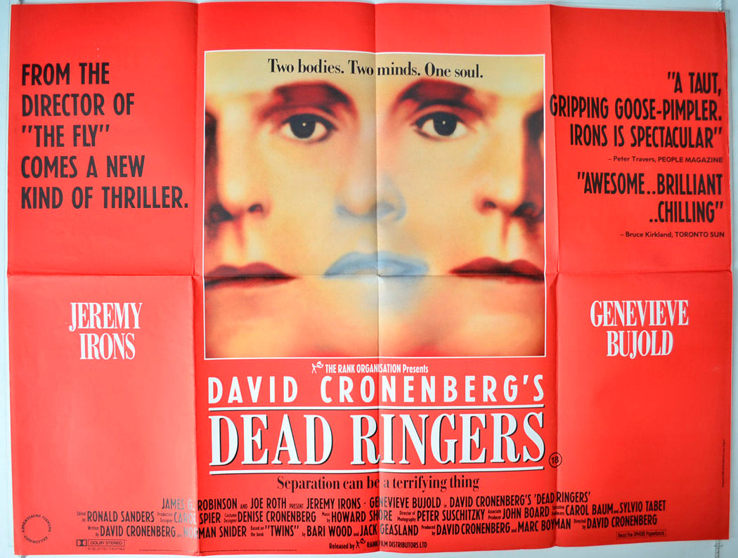 Dead Ringers   Original British Quad Poster - Movie Poster