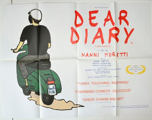 Dear Diary   (a.k.a Caro diario)  Original British Quad Poster - Movie Poster