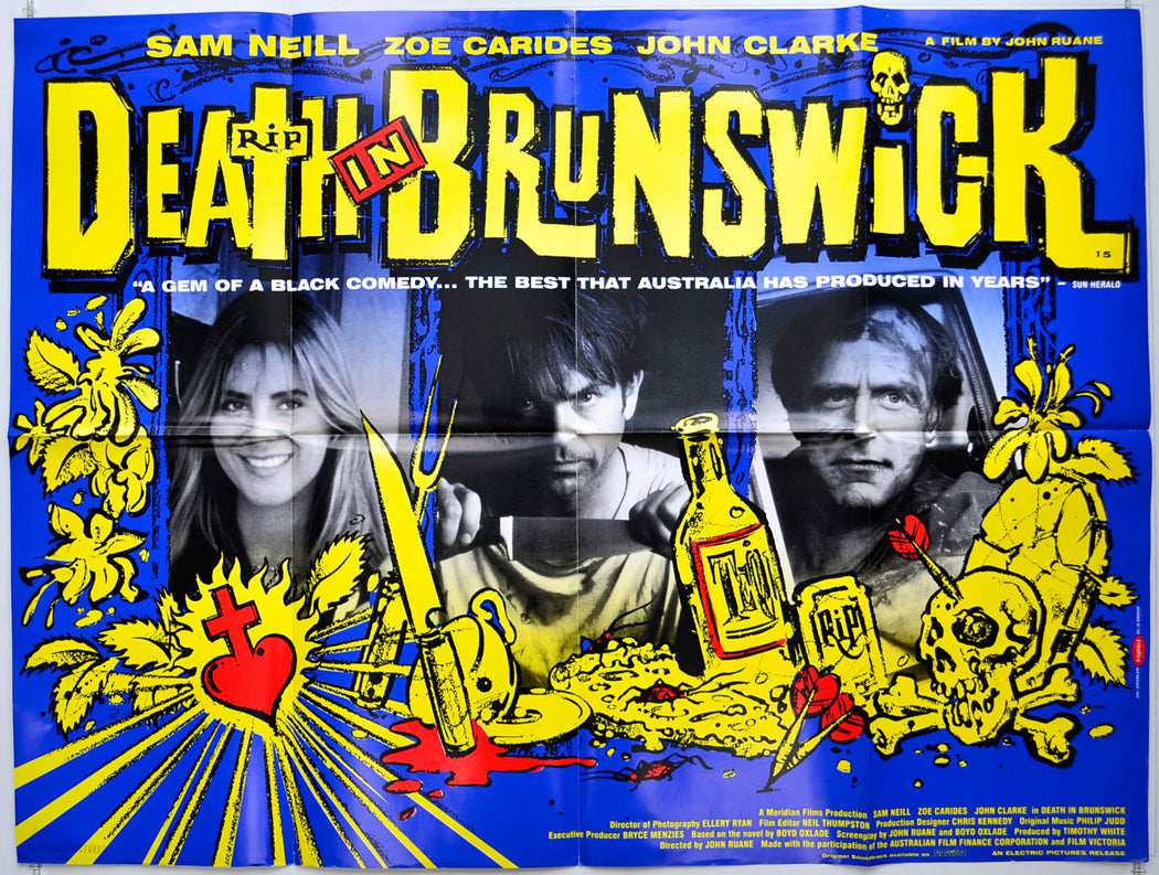 Death In Brunswick   Original British Quad Poster - Movie Poster