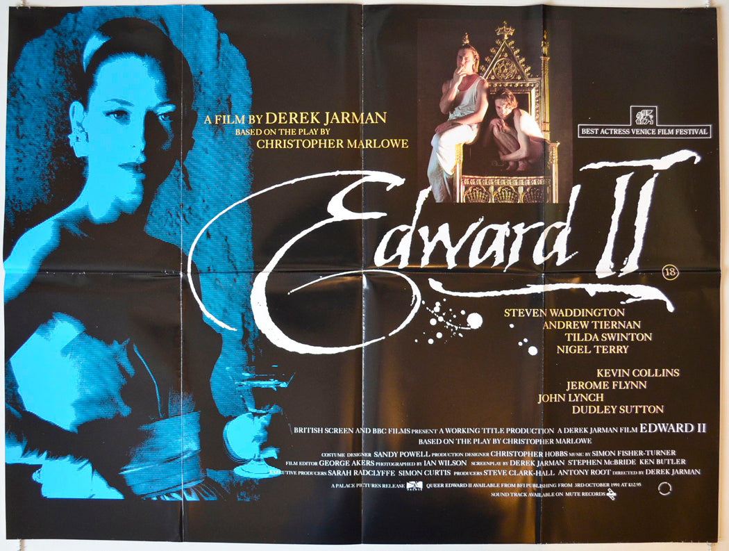 Edward II Original British Quad Poster - Movie Poster