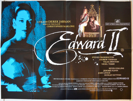 Edward II Original British Quad Poster - Movie Poster