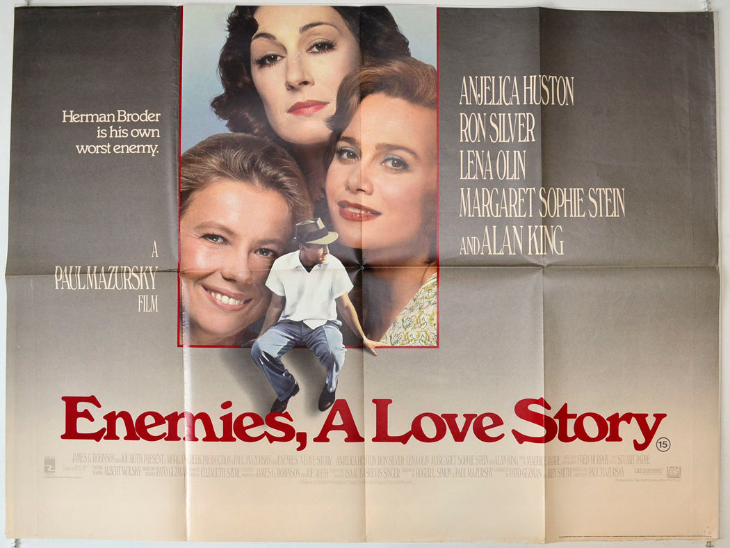 Enemies, A Love Story Original British Quad Poster - Movie Poster