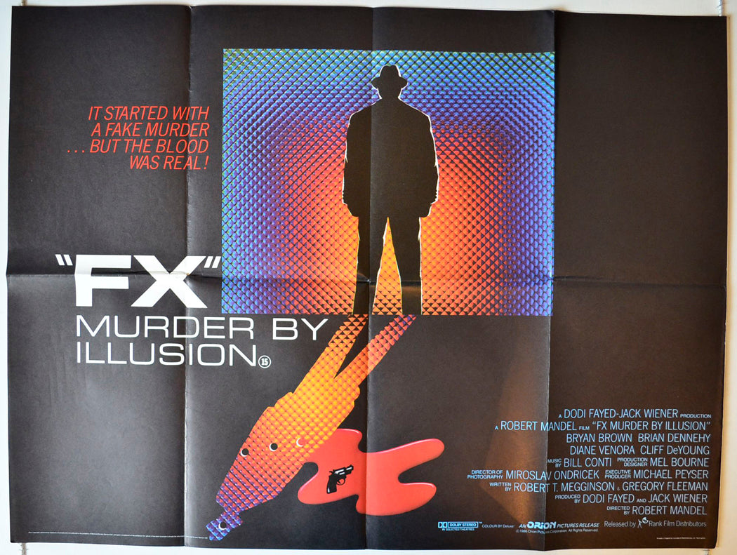 FX : Murder By Illusion Original British Quad Poster - Movie Poster