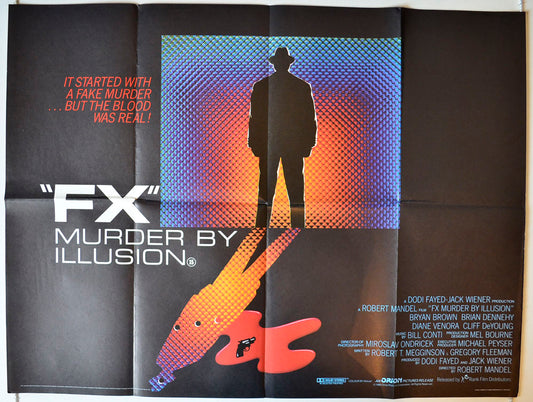 FX : Murder By Illusion Original British Quad Poster - Movie Poster