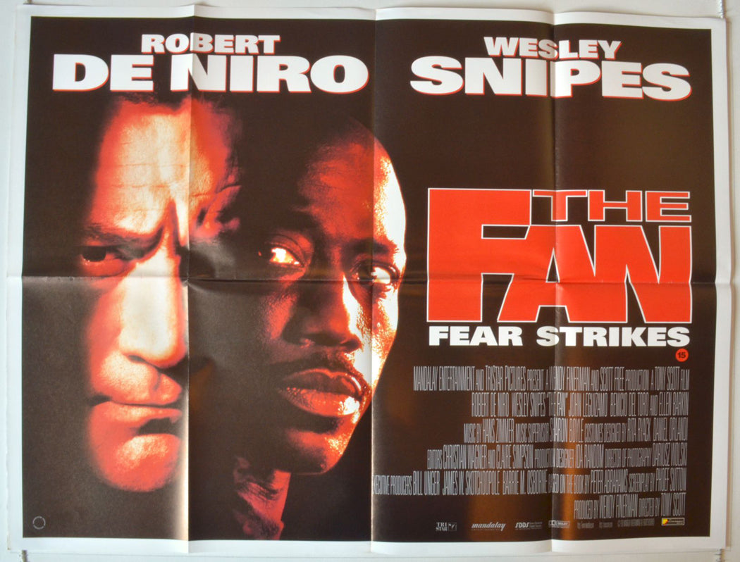 The Fan   Original British Quad Poster - Movie Poster